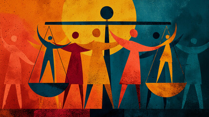 Human Rights Day Celebration and Equality Concept 