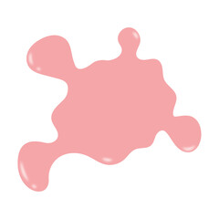 pink paint splash vector