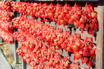 秋の盛岡八幡宮　ひょうたん　岩手県盛岡市　Morioka Hachimangu Shrine in Autumn. gourd. Iwate Pref, Morioka City.