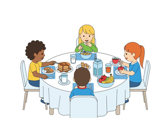 Geometric Shapes Composition: Triangles Circles Squares and Polygons.