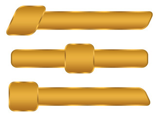 set design elegant lower third gold text box banner template png file transparent design	
