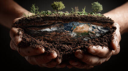 World Soil Day Concept - Nurturing Earth’s Foundation