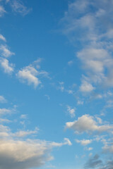 Blue Sky with Cumulus Clouds