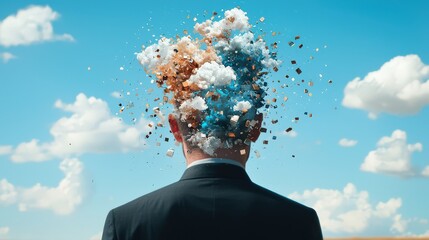 A surreal interpretation of AI consciousness expanding, Rare Computing