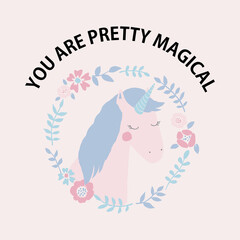 free vector horse and text design.