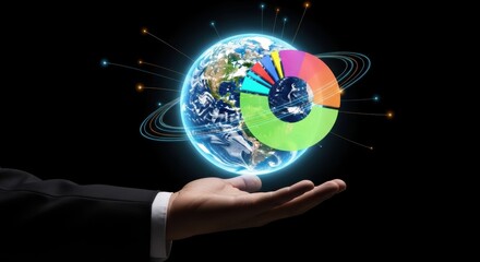 Global Business Data Visualization on Hand for Investment Strategy