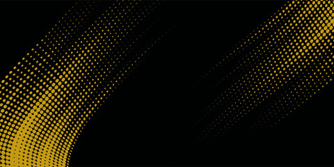 Yellow and black backdrop with dot halftone pattern element. Abstract brush grunge background. retro comic concept for your graphic design, banner or poster See Less, vector illustraion.