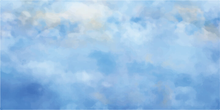 abstract blue sky and clouds background, vibrant clear blue sky with puffy and blurry natural clear clouds, watercolor background concept abstract cloudy sky, Sunset sky and rainy colourfull clouds	