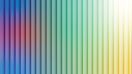 Abstract rainbow gradient colored vertical stripes background design