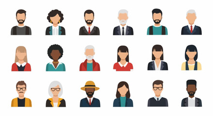 Diverse collection of headshot portraits representing various individuals and professions.