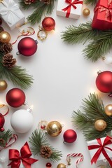 Christmas layout, Christmas copy space, Christmas card layout, Christmas tree, Christmas letter paper, Christmas illustration, Christmas concept, Christmas background, Christmas banner