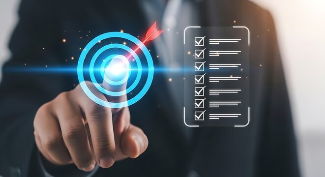 Business goals and objectives achieved through focused strategy and task completion