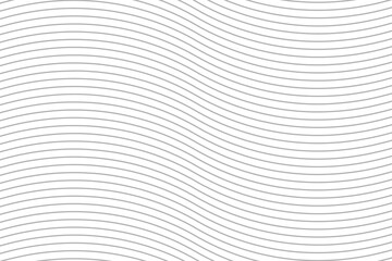 Vector Illustration of the pattern of gray wavy lines on white background EPS10 abstract background