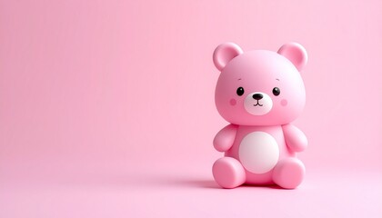 children's themes, nursery decor, greeting cards, or marketing materials related to toys and childhood. There's plenty of white space for text or other design elements.k