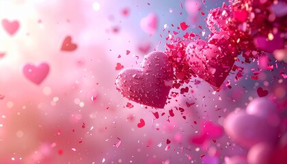 This minimalist and modern design creates an atmosphere of dreaminess and affection, ideal for product advertisements, banners or congratulations.s