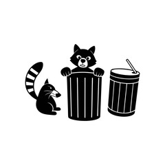 vector trash can icon