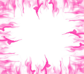 Pink Smoke Frame Border Effect