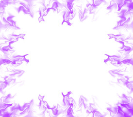 Purple Smoke Frame Border Effect