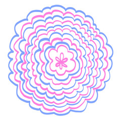 Marker drawn flowers 01