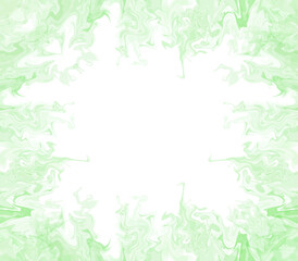 Green Smoke Frame Border Effect