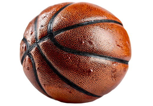 basketball isolated on white background