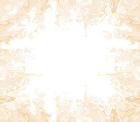 Orange Smoke Frame Border Effect