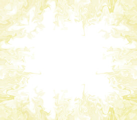 Yellow Smoke Frame Border Effect