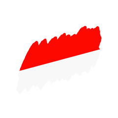 Indonesian Brush Flag Texture