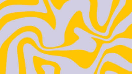 Yellow and Gray Abstract Wavy Pattern Background – Modern Minimal Fluid Design
