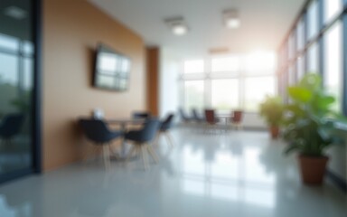 Blurry abstract office interior for business backdrop. High quality