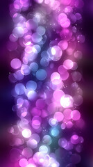abstract bokeh background blue white purple pink wallpaper background vertical mobile format
