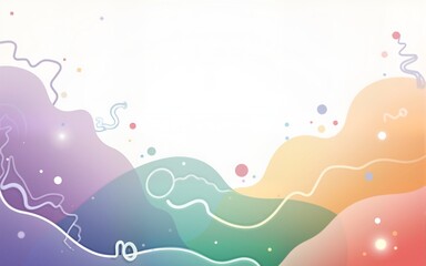 Abstract gradient background and fluid shapes. Vector illustrations featuring trendy pastel blends, modern geometric elements, art, circles, and objects in purple, green, and yellow for poster