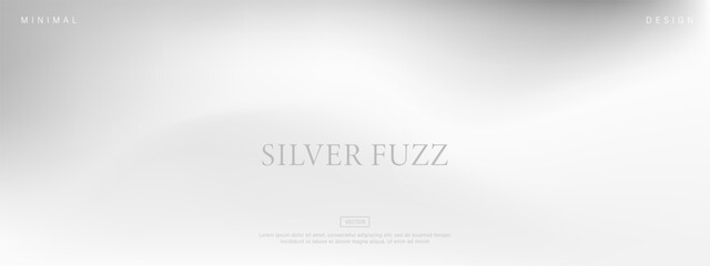 Silver mirror gradient wallpaper background. Abstract metal texture. Shiny foil and chrome for modern screens. Vector illustration.