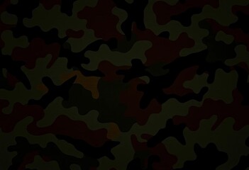 Bold, textured dark camouflage pattern with deep shadows and high contrast, style, pattern