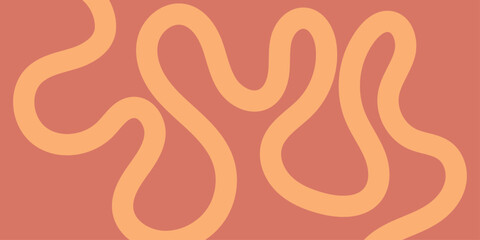 abstract background with thick curved color lines, vector illustration