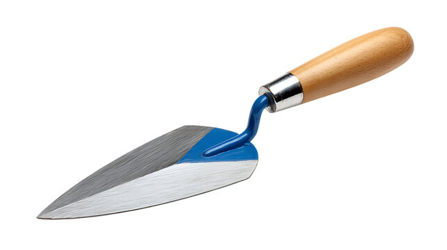 A pointing trowel isolated on transparent background, a tool for masonry work