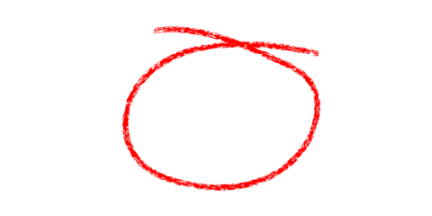 hand drawing different circles isolated on the transparent background, Handwritten red circle. For marking text, numbers, marker pen, pencil, logo, hand-drawn doodle grunge circle highlights