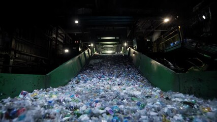 Smartintegrated plastic waste compactor with digital interface in medium shot emphasizing automated volume reduction and realtime monitoring for optimized waste processing. - Powered by Adobe