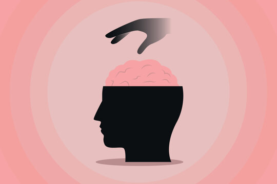 Mind control concept