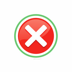Obraz premium prohibited or crossed icon