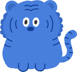 blue tiger