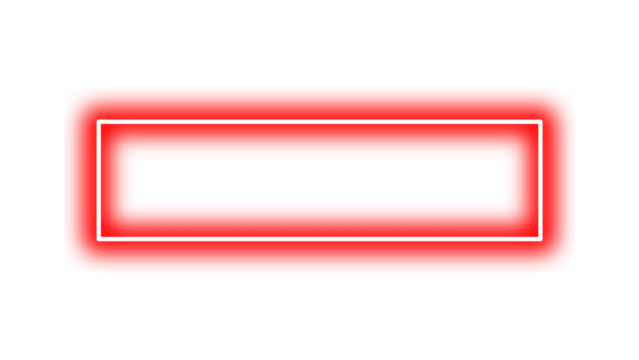 Red Neon Frame – Bold Rectangular Border Design