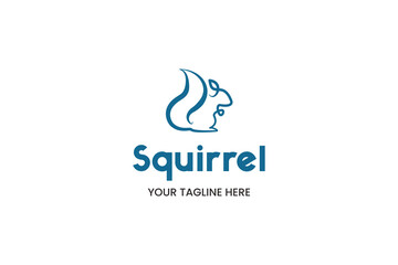abstract squirrel company logo design