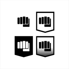 Fist Hand Gesture Icon Set In Various Styles And Designs