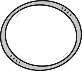 Obraz premium Cute Handdrawn Text Box Border Background