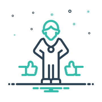 Mix icon for employee recognition