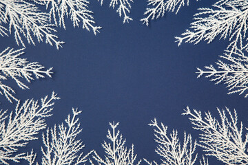 Merry Christmas and Happy New Year greeting card, frame, and banner. Holidays design. Noel and...