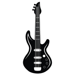Naklejka premium cyberpunk bass with led veins vector icon