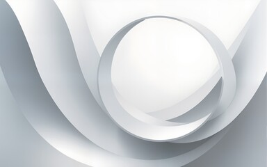 Modern abstract light silver background elegant circle shape design. High quality