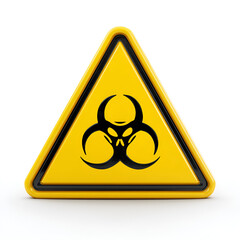 Biohazard Dangerous Warning Sign Isolated